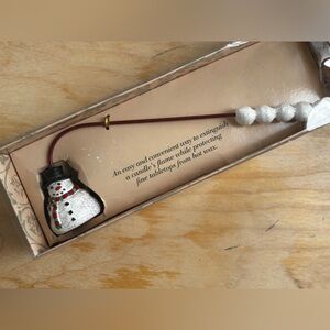 NWT Candle Snuffer Snowman Design